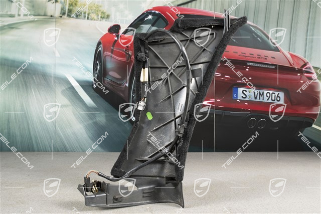 Obudowa dolna pasa bezpieczeństwa, Czarny, L