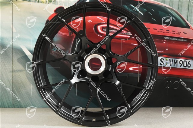 21" GT3RS Felge, 13J x 21 ET31, schwarz seidenmatt