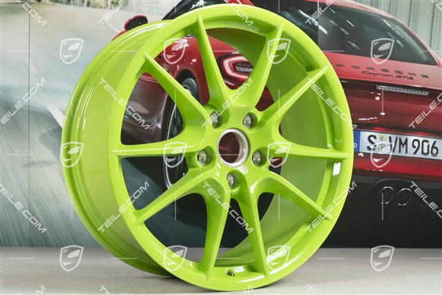 20" Felge Carrera S III, 8,5J x 20 ET51, Lizard green