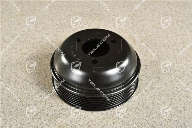 Power steering pump pulley PDCC