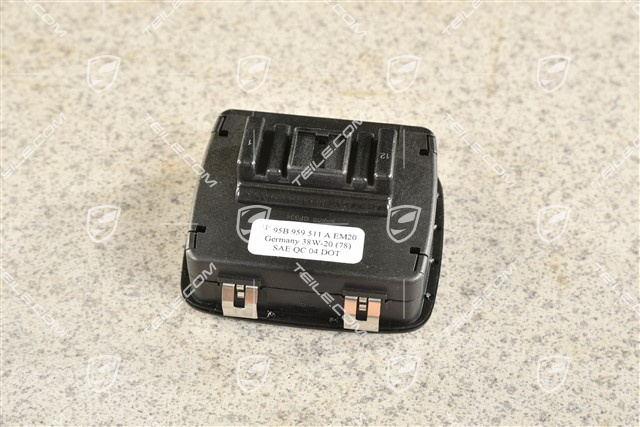 Przycisk elektrycznie sterowanego haka, Czarny mat