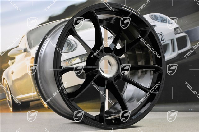 20" Komplet felg GT3, 9J x 20 ET55 + 12J x 20 ET47, kolor czarny (wysoki połysk)