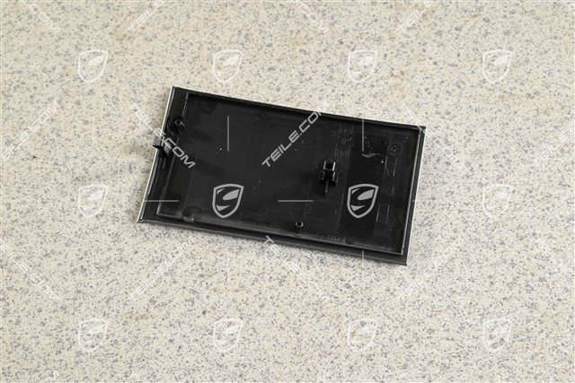 Blende für mittelkonsole hinten, Silbergrau