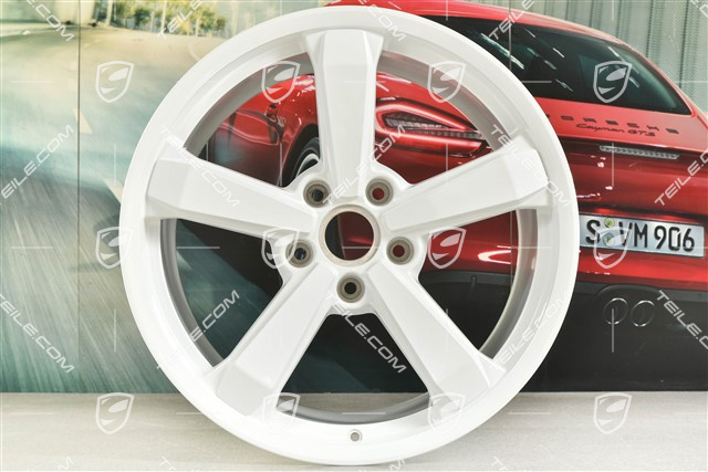 19+20" Felgensatz Dakar, Felgen: vorne 8J x 19 ET38 + hinten 11,5J x 20 ET68, in Weiss