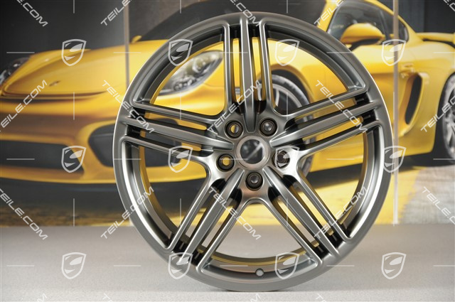 19" Felga Macan Design, 9J x 19 ET21, platinum satynowy mat