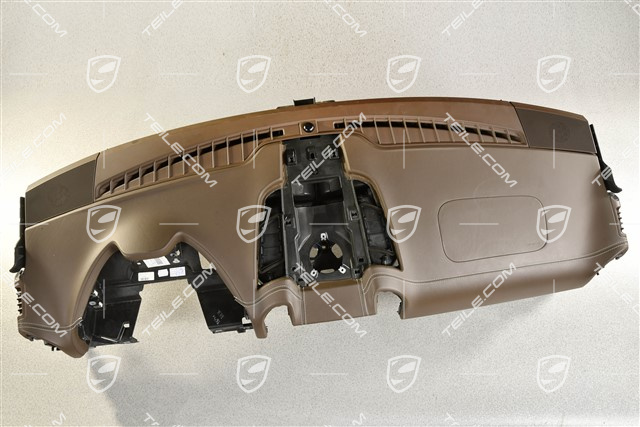Dashboard trim, leatherette, leather, Umber