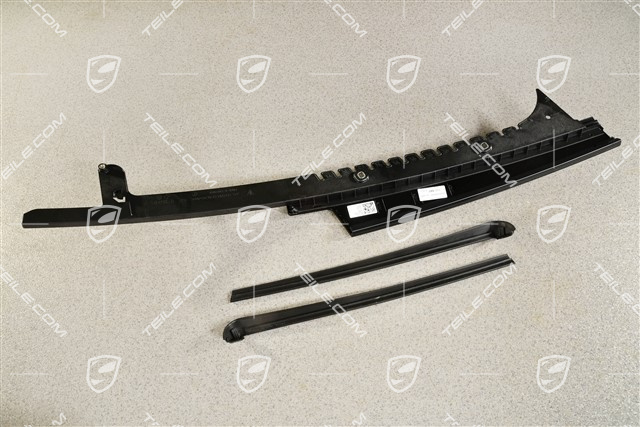 Vordertür, B-Säule Außen Blende, Schwarz Hochglanz, R