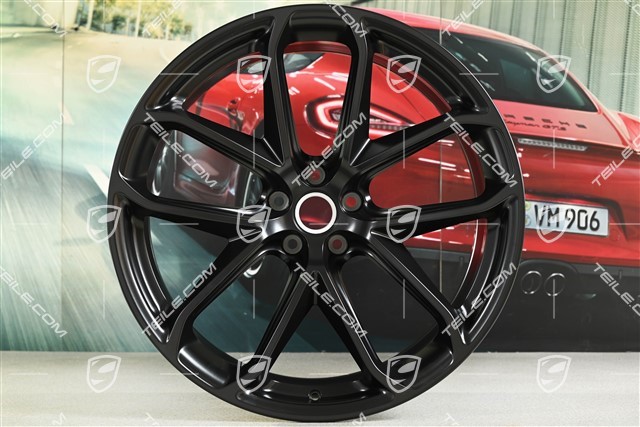 21" Felge "GT Design" 10J x 21 ET19, schwarz seidenmatt