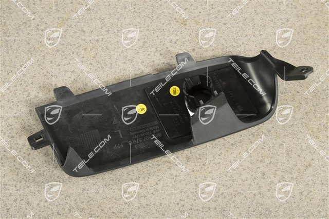 Blenda / osłona wlotu powietrza, boczna, PDC, czarny mat, L