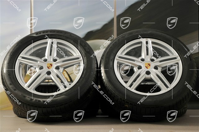19" Koła letnie Cayenne Design II, 4x felgi 8,5 J x 19 ET 59 + 4x opony 265/50 R 19 110Y XL, bez czujników ciśnienia RDK