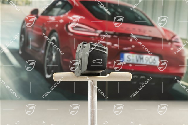 Tailgate closing switch, Black matte