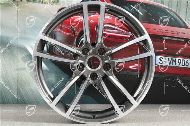 21" Komplet felg Cayenne Turbo, 11J x 21 ET58 + 9,5J x 21 ET46