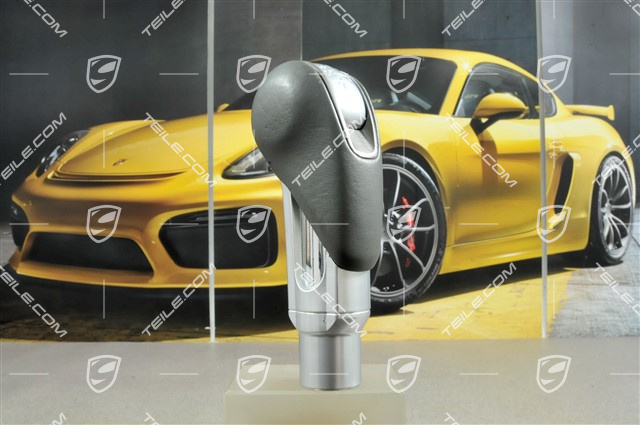 Gałka zmiany biegów, Tiptronic, popielata platinum grey