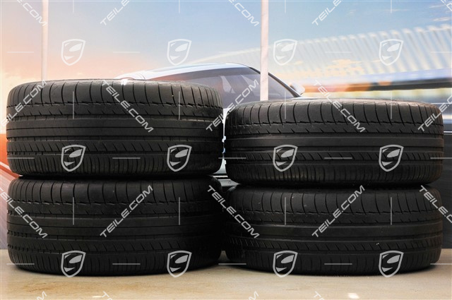 19" Panamera Design Sommerräder Satz, Felgen 9J x 19 ET 60 + 10J x 19 ET61 + Michelin Reifen 255/45 R19+285/40 R19, mit RDK-Sensoren
