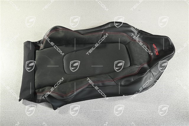 Tapicerka siedzenia / oparcia, fotel sportowy, skóra  / Alcantara, GTS czarna, R