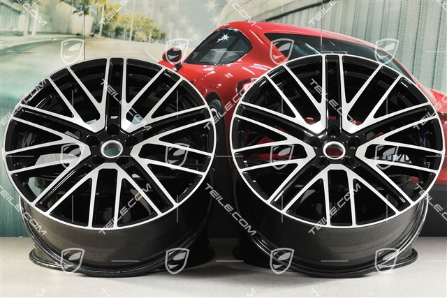 21" komplet felg "911 Turbo 5 Design", 9,5J x 21 ET27 + 10J x 21 ET19