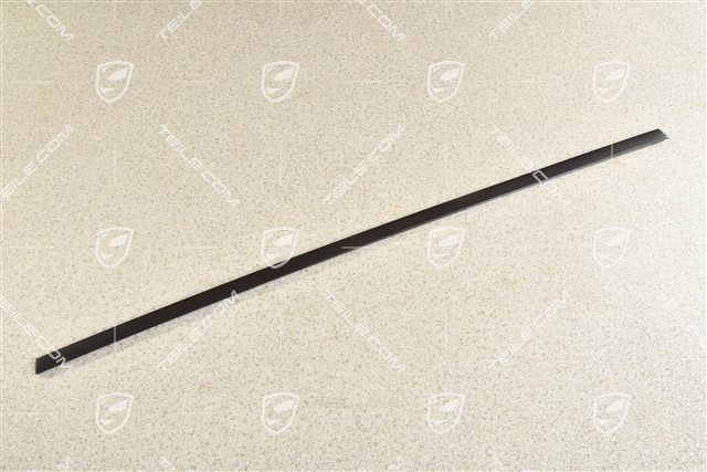 Zierleiste, Aluminium-Paket, schwarz, hinten, L