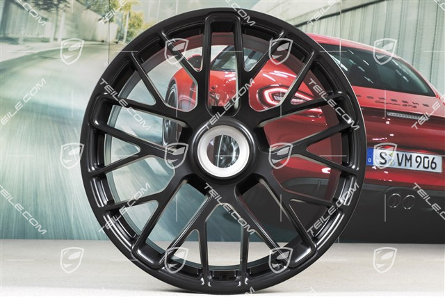 20-inch wheel Turbo S, central locking, 11J x 20 ET59, black satin mat