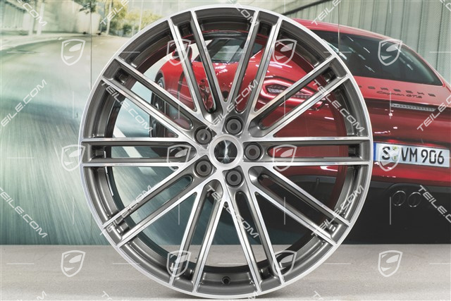 21" komplet felg Turbo IV, 9,5J x 21 ET27 + 10J x 21 ET19