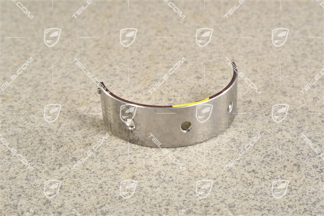 4,8L, Crankshaft, Main bearing shell, upper half, ID Yellow