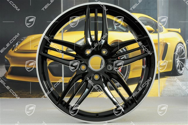 20" Komplet felg Sport Design, 8,5J x 20 ET51 + 11J x 20 ET52, czarny połysk