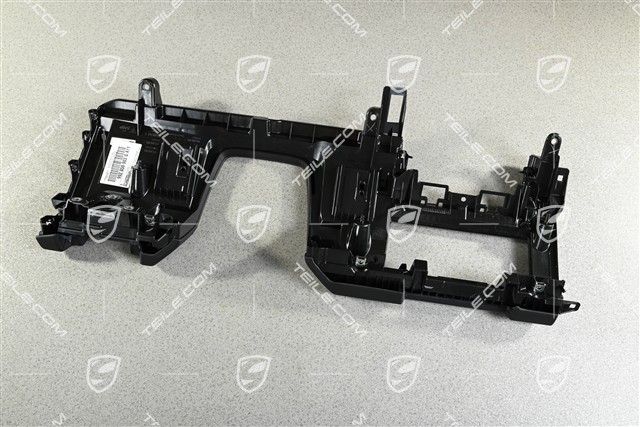 Schalttafelverkleidung Untertail, Leder Schwarz, LHD, L