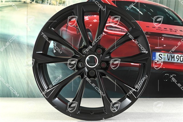 19"-inch alloy wheel set Macan Design, 8,5J x 19 ET21 + 9J x 19 ET21, black satin-matt