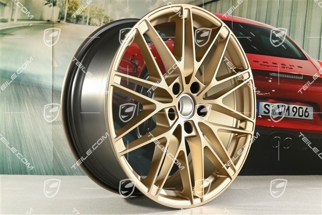 22" Macan RS Spyder Design wheel set, 9J x 22 ET29 + 11J x 22 ET47, neodyme