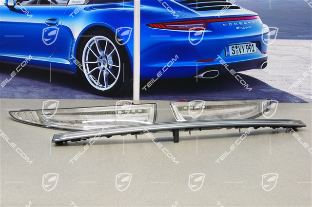 Rear lights (white), set (L+R+reflector cover), C4 / C4S / C4GTS / Targa4 / Targa4S / Targa4GTS