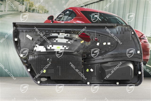 Türverkleidung mit Airbagblende, ohne Sound, Leder, Metropolblau, R