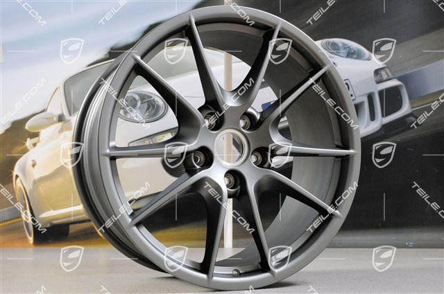 20" Felga, Carrera S III, platynowy-satynowy mat (Platinum-Seidenmatt), 9,5J x 20 ET45