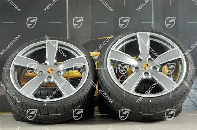 20" Carrera Sport koła letnie komplet, felgi 8,5J x 20 ET57 + 10,5J x 20 ET47 + opony letnie 235/35 ZR20 + 265/35 ZR20, z czujnikami ciśnienia