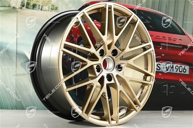 21-inch wheel rim set Cayenne RS Spyder Design, 11J x 21 ET58 + 9,5J x 21 ET46, neodyme
