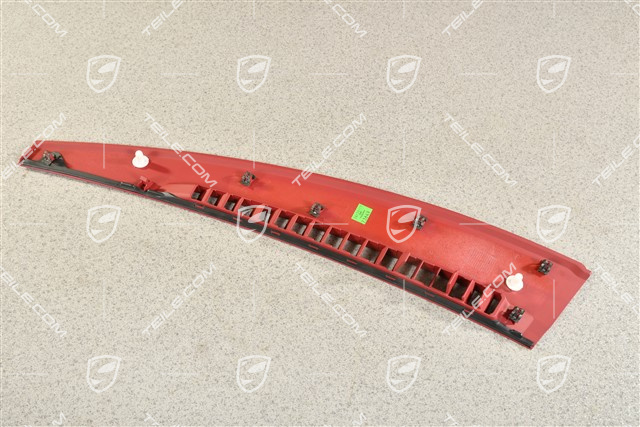 Defroster trim, bordeaux red, R