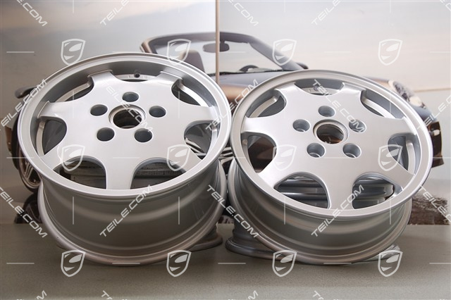 16-inch Design 90 wheel set, front 6J x 16 ET52,3 + rear 8J x 16 ET52,3