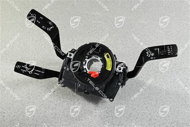 Lenkstockschalter, Geschwindigkeitsregelanlage / Beheizbar / Scheinwerferreinigungsanlage / Ohne Heckscheibenwischer / 3 Speichen- Multifunktionslenkrad