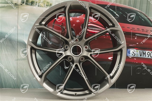 22-inch wheel rim GT, rear, 11,5J x 22 ET52, Platinum satin-matt