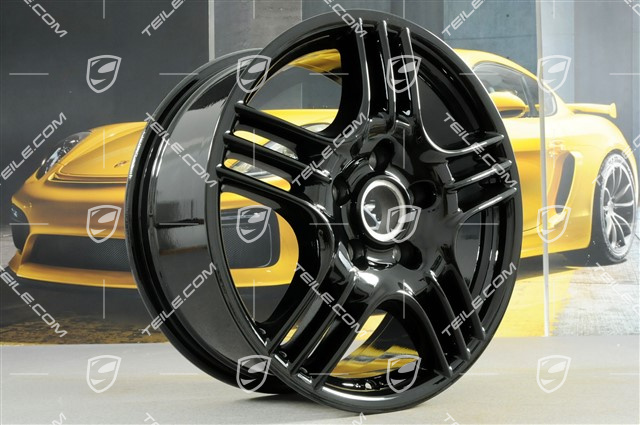 18" Felga Cayenne S, 8J x 18 ET57, czarny wysoki połysk