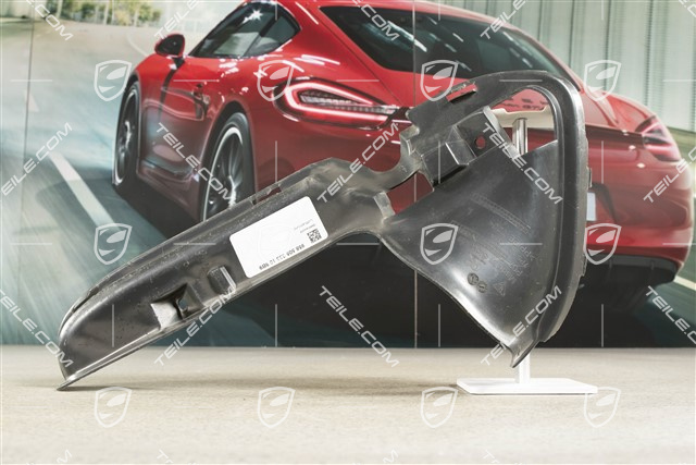 Air duct / guide / 4,8L Biturbo, Satin black, L