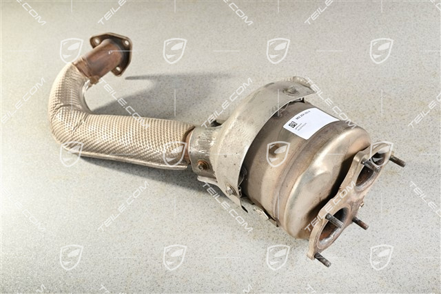 GTS 4,0L / GT4, Rura wydechowa z filtrem cząstek stałych GPF, L