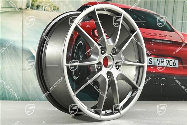 20" Felga, Carrera S III, platynowy-satynowy mat (Platinum-Seidenmatt), 8J x 20 ET57