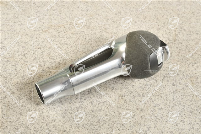 Wählhebel / Schaltknopf, GT3, Alcantara, PDK, Schwarz