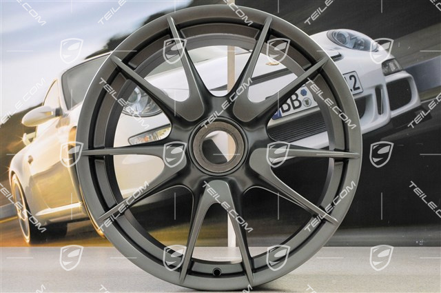 19-inch GT3 wheel, central locking, 8,5J x 19 ET53, titanium metallic