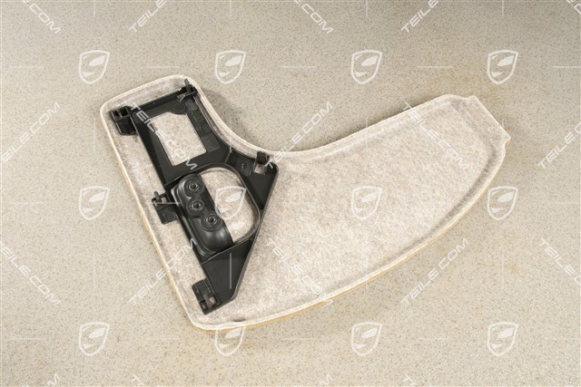 Deckel, Seitenwandverkleidung, Teppich / Tuftingvelours, Sandbeige, R