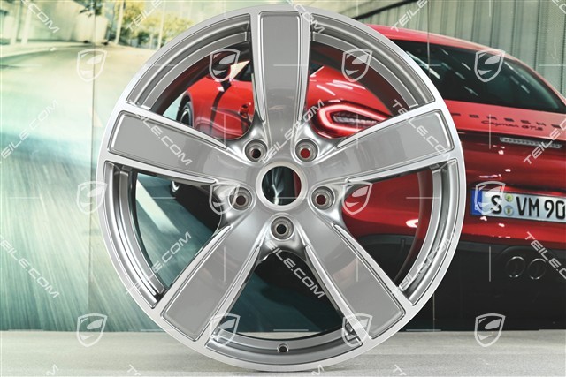 20" Felge Carrera Sport, 8,5J x 20 ET57, Platinsilber Metallic