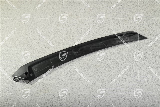 Turbo, Disc / cover lower for front bumper retaining frame, Black, L