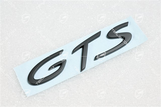 Logo "GTS", black Logo "GTS", black