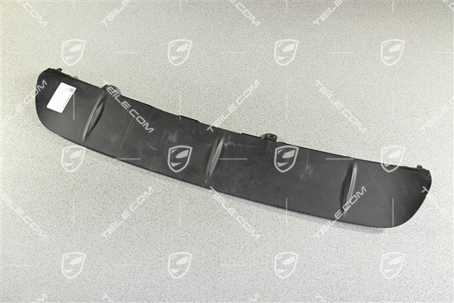 Stossfänger hinten, blende mitte, unten, Panamera 4, Schwarz