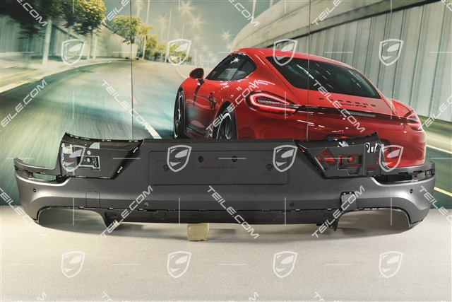 Coupe, Rear bumper lower cover, Satin black