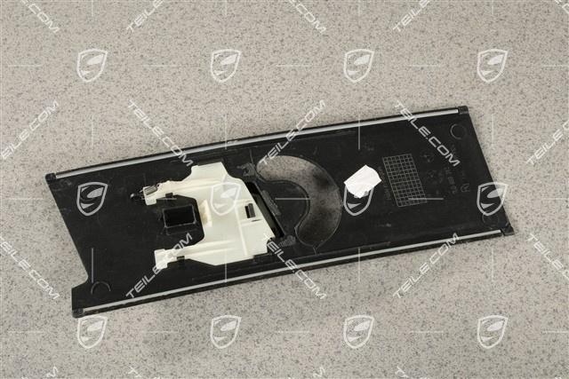 Schieber Verkleidung, B-Säule, oben, Satinschwarz, R